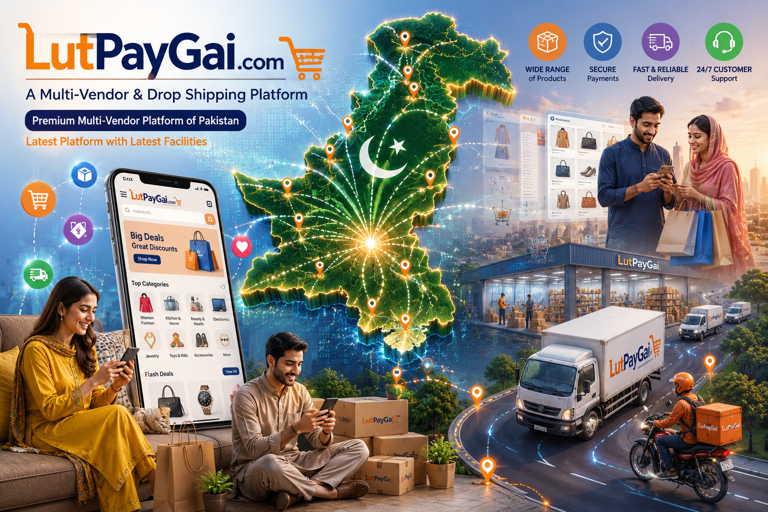 Multivender & dropshipping platform - LutPayGai