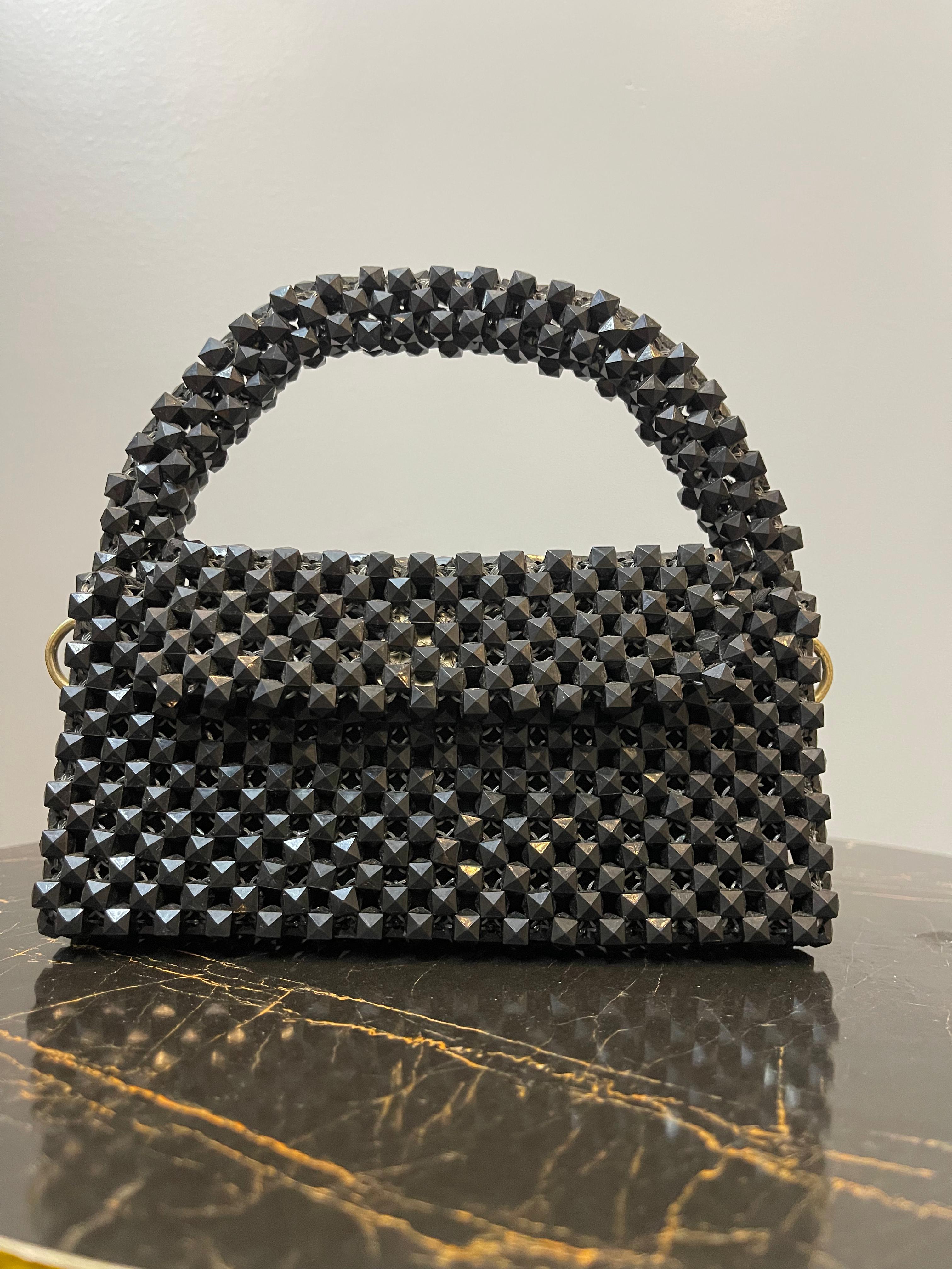  black beaded  bag
