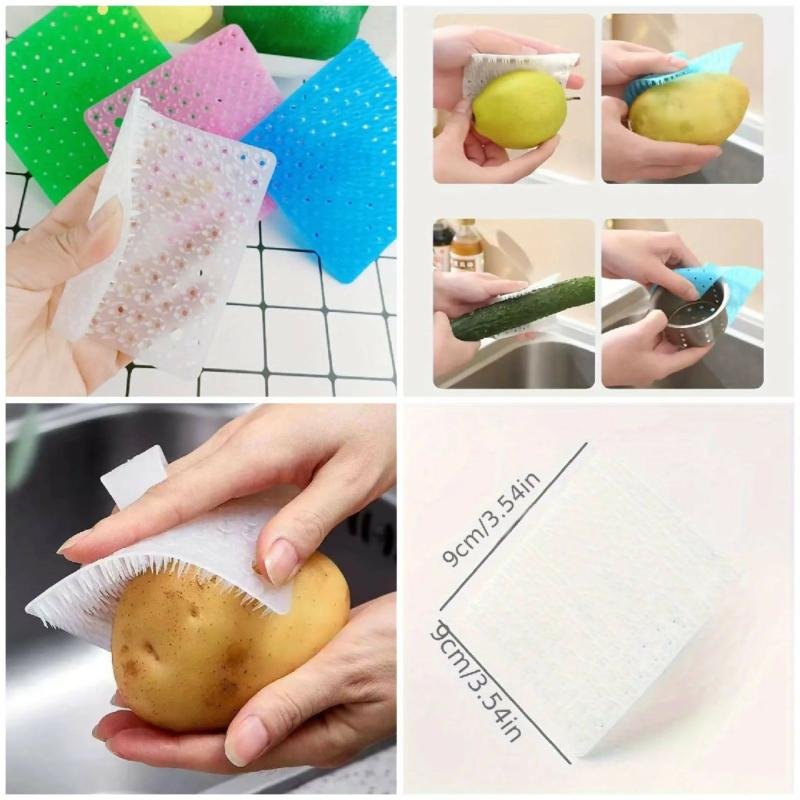 10 pc Set Fruit and Vegetable Cleaning Brush