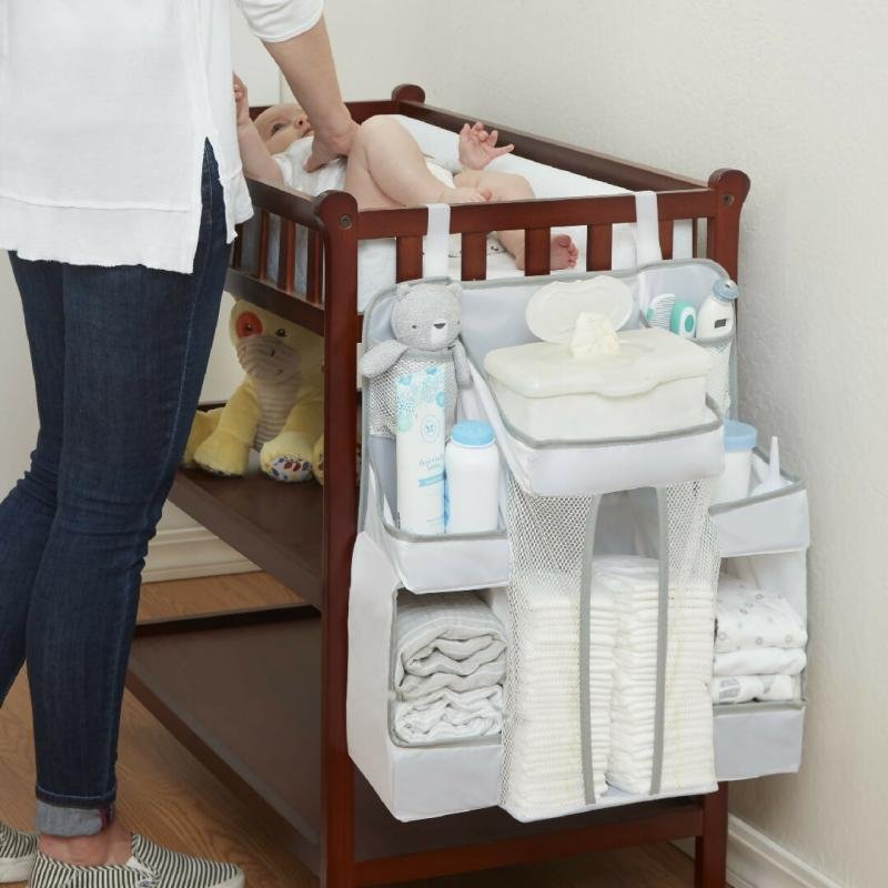 Baby Diaper Caddy and Nursery Organizer for Babys Essentials