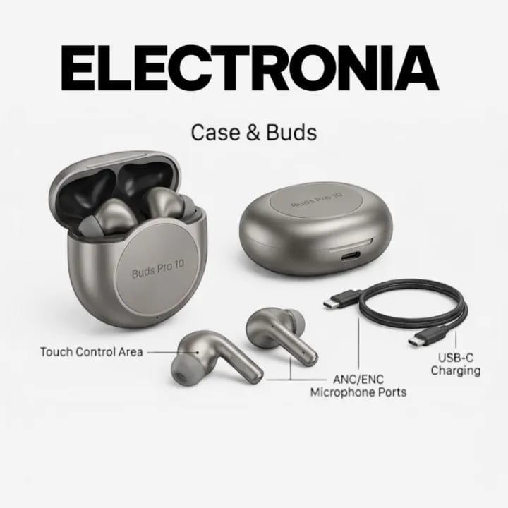 Buds Pro 10 Wireless Earbuds With ANC 
