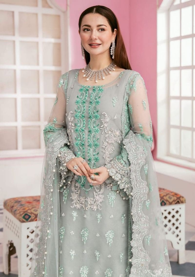 Embroidery with stones handwork