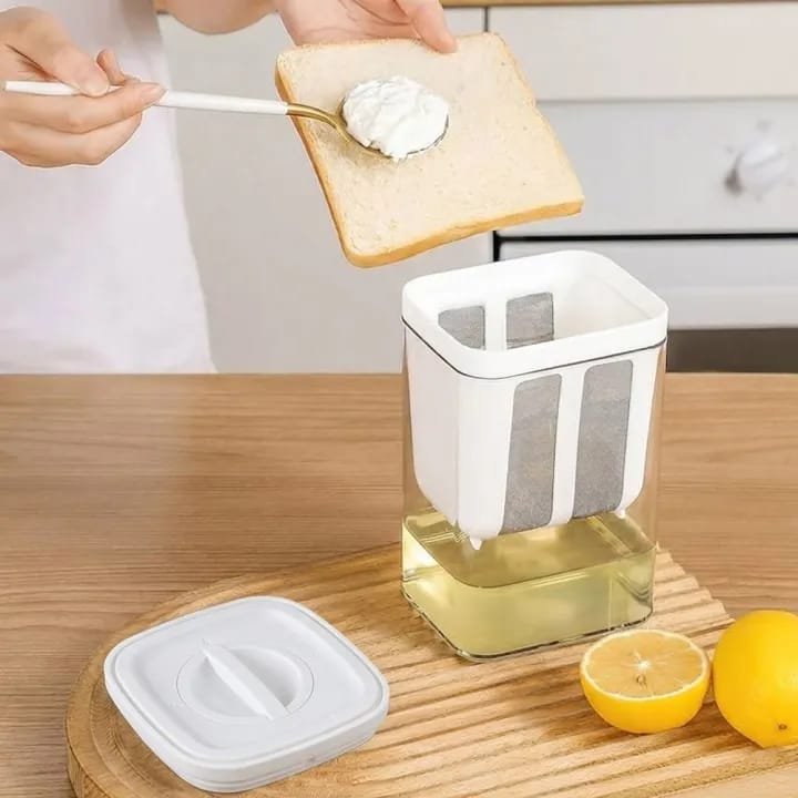 Multi-Purpose Greek Yogurt Maker Hung Curd Strainer Box with Fine Mesh Filter for Homemade Yogurt & Cheese
