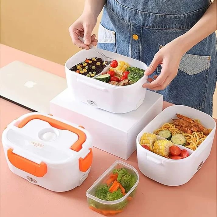 Portable Electric Lunch Box Tiffin Box Food Warmer Heated Lunch Container for Office School & Outdoor