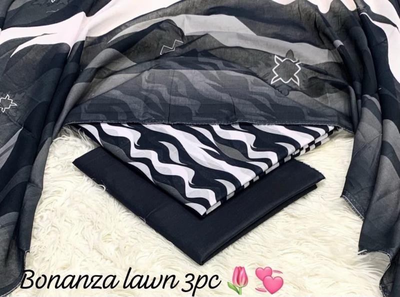 Printed lawn 3 piece 