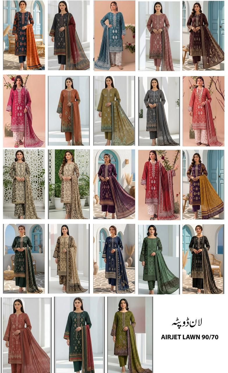 Printed lawn Lawn DUPATA 3Piece 