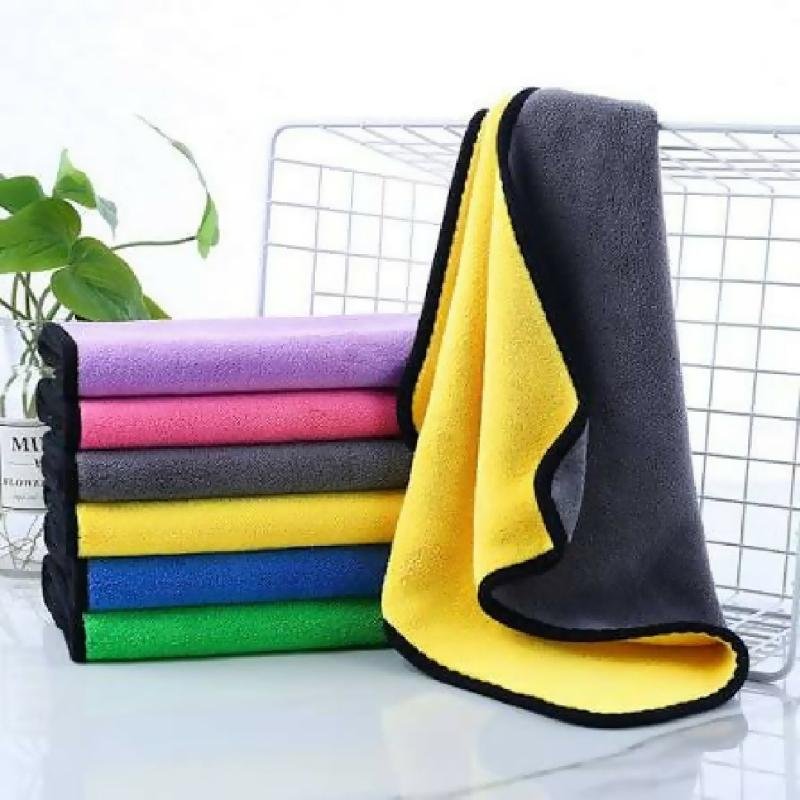 Super Absorption Car Wash Microfiber Towel Home Appliances Glass Cleaning Washing Clothes High Density Coral Velvet Wash Towel