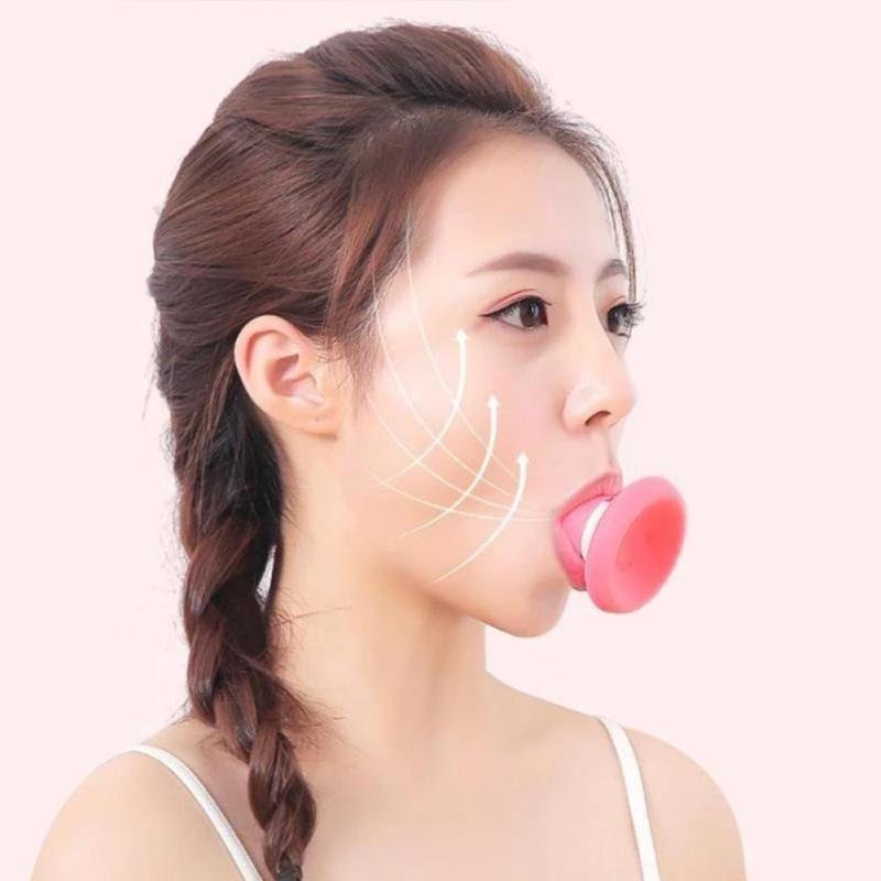 V Shape Face Slimming Tool Facial Exerciser – Jawline & Double Chin Mouth Muscle Tightener